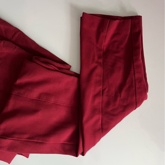 Dalia Collection • Red Skinny Trousers - Picture 2 of 5